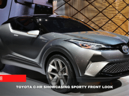 Toyota C-HR showcasing sleek exterior design and sporty stance