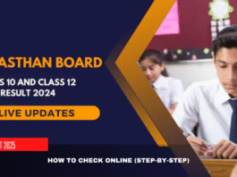 RBSE 12th Result 2025 Declared