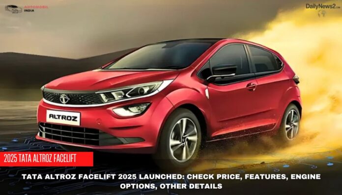 2025 tata Altroz facelift