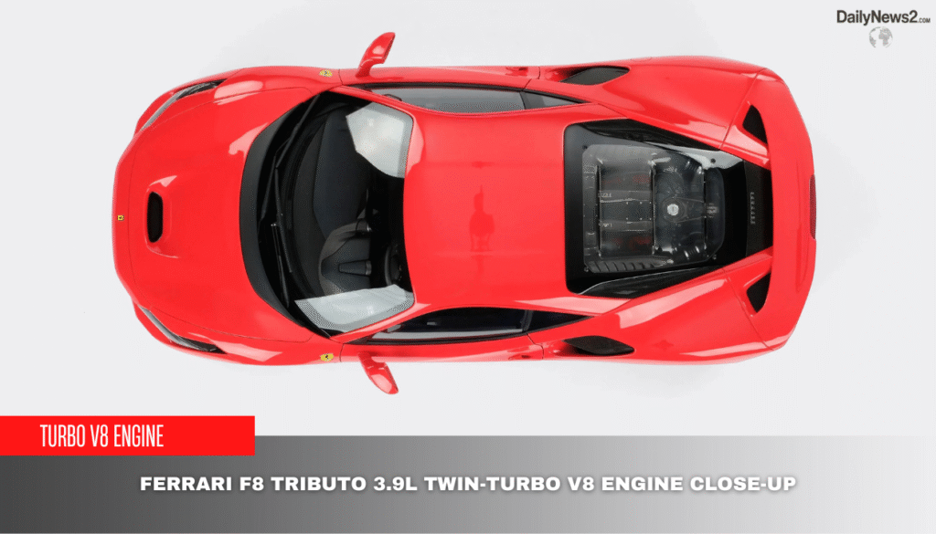 The Ferrari F8 Tributo: A Symphony of Power and Passion on Wheels 4 Turbo V8 Engine