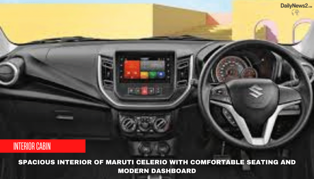 Maruti Celerio: The Smart Family Car Starting at Just ₹5.36 Lakh 2 Interior Cabin
