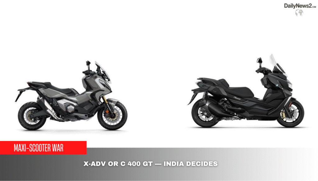 Honda X-ADV vs BMW C 400 GT: Best Maxi-Scooter in India? 3 1 14 5