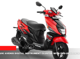 Suzuki Burgman 125 stylish front view with bold attitude