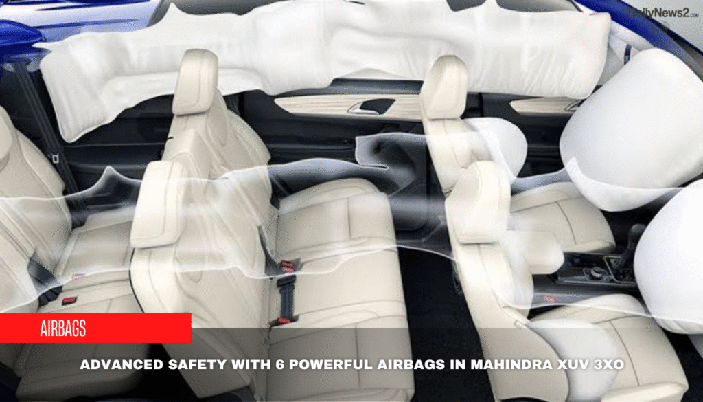 Mahindra XUV 3XO vs Kia Syros: Which Compact SUV Truly Wins Your Heart? 5 Advanced safety with 6 powerful airbags in Mahindra XUV 3XO