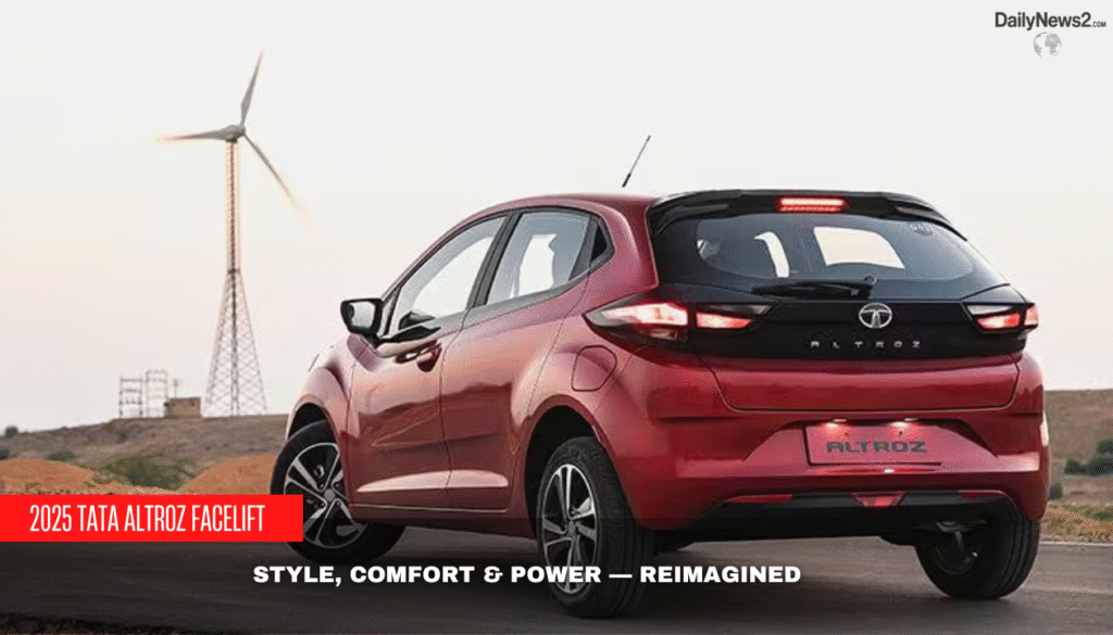 2025 Tata Altroz Facelift: Sharper Style, Smarter Drive 1 1 9 5
