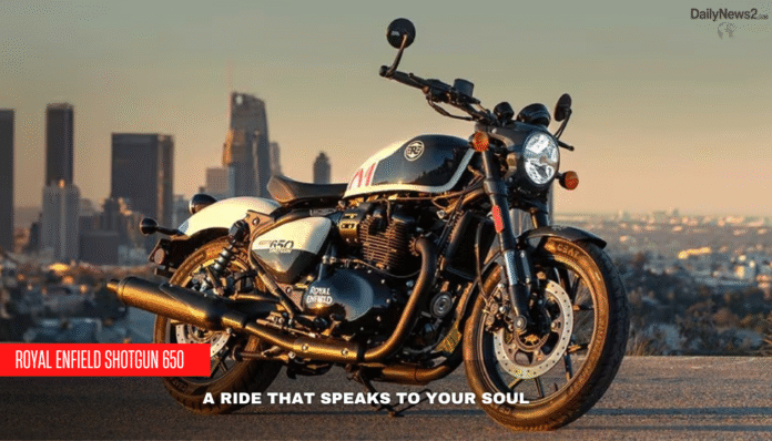 Royal Enfield Shotgun 650: Power Meets Personality