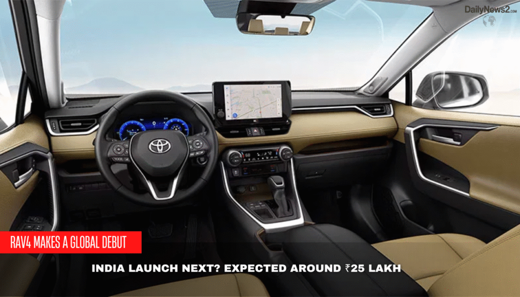 New Toyota RAV4 Unveiled – Is India’s ₹25L SUV Next? 3 1 13