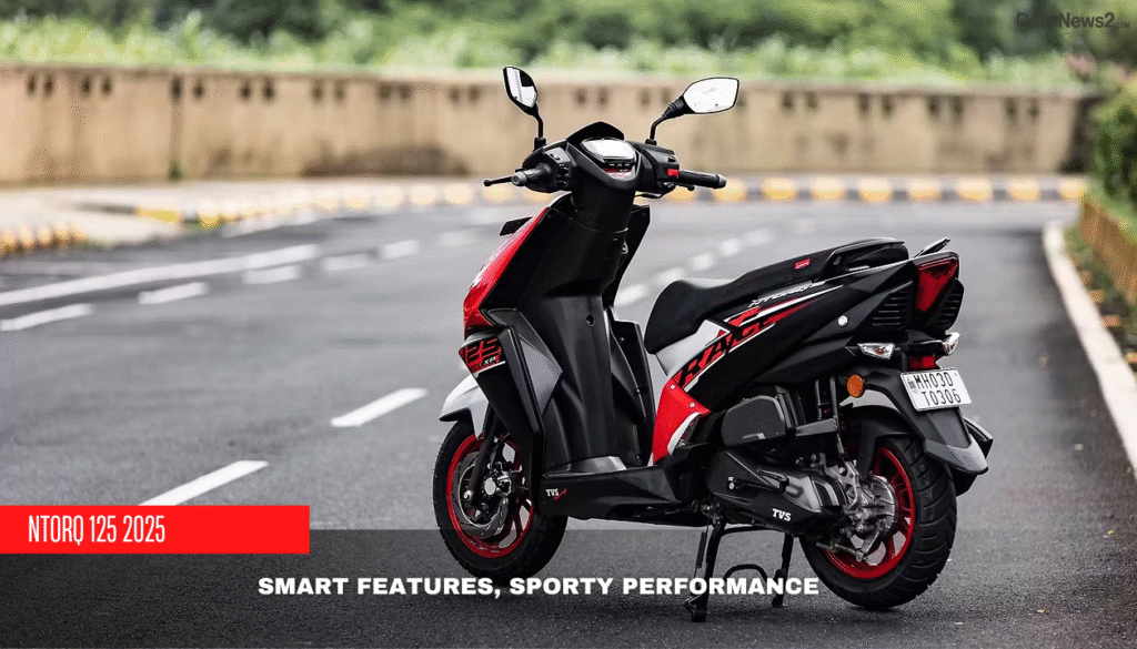 TVS NTORQ 125: Smart, Sporty Scooter at ₹96K 2 1 20